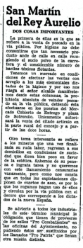 "La Nueva España", 24 de marzo de 1938 "La Nueva España", 24 de marzo de 1938